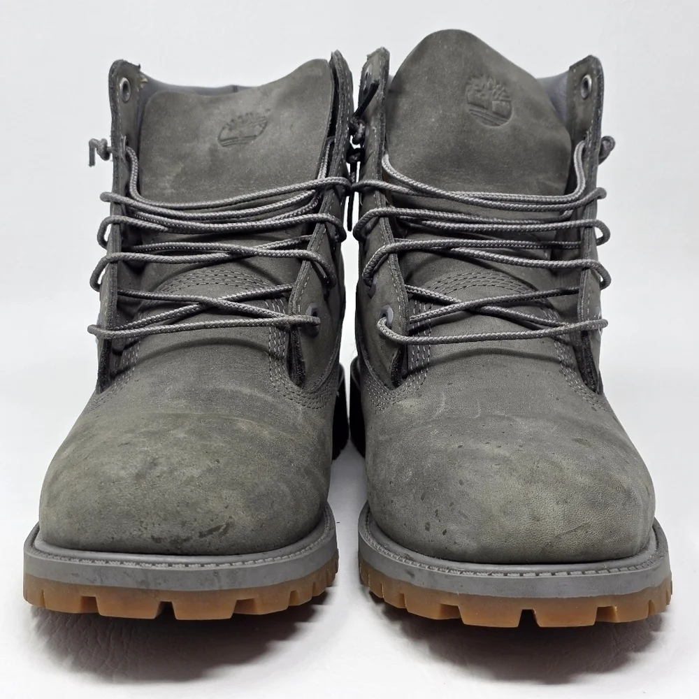 Timberland 6” Premium Waterproof 200G Insulated Boots Olive A0330 Boys US Size 7